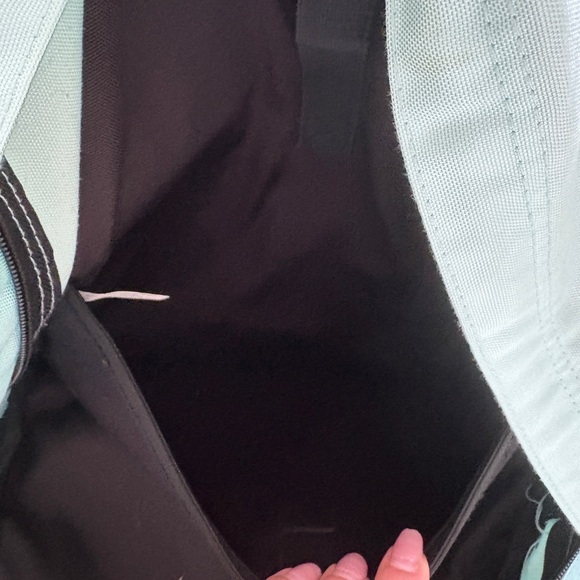 PINK Victoria's Secret Teal and Black Bag with Modern Design - Picture 8 of 16